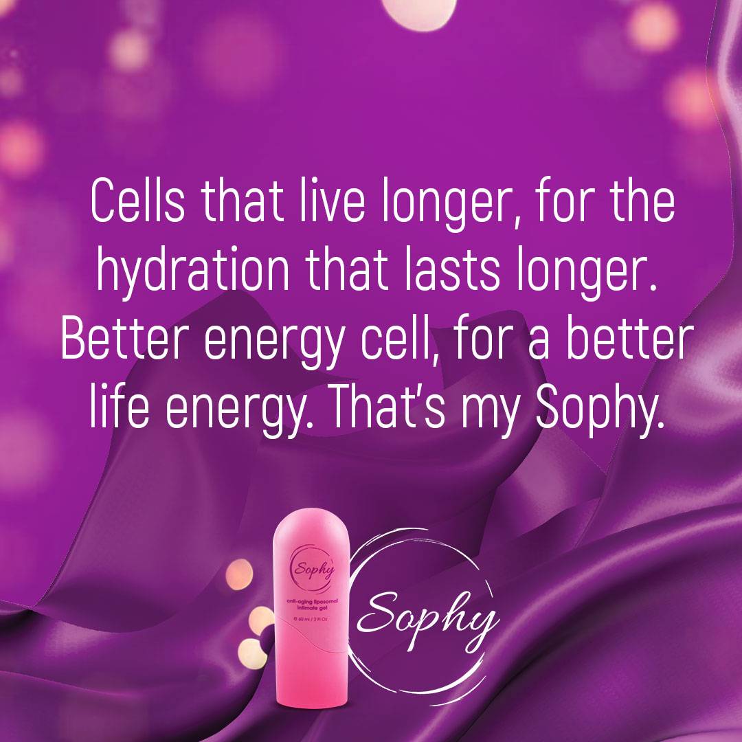 For the better hydration that lasts longer and for better life energy - Sophy gel.
