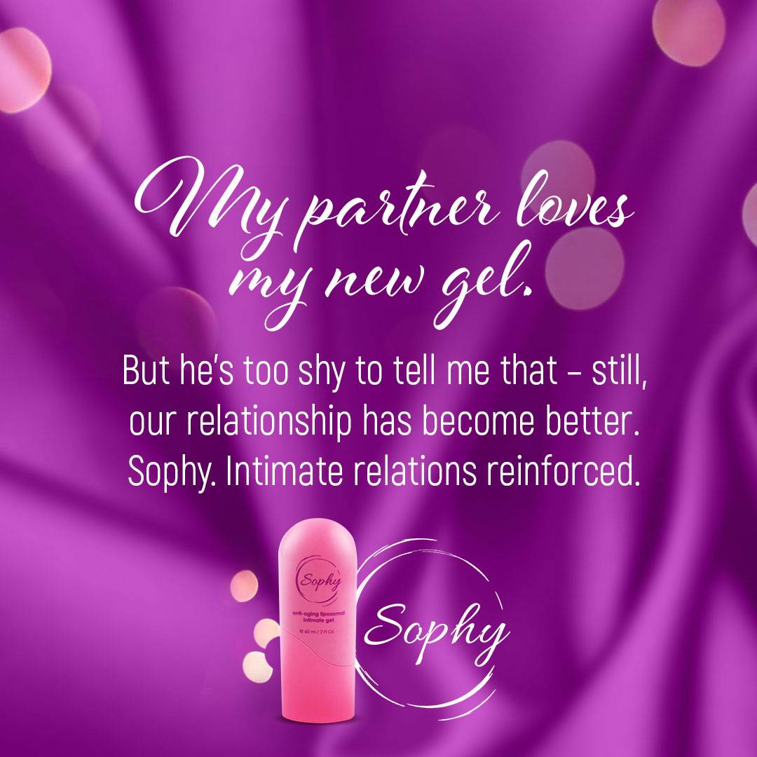 Sophy gel influence your sex life and and help your relationship to become better.